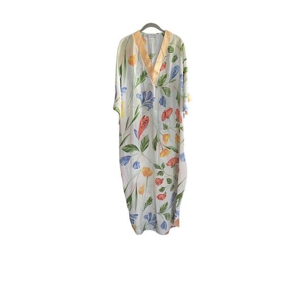 Natori women’s floral caftan gown, OSFM - Picture 2 of 5